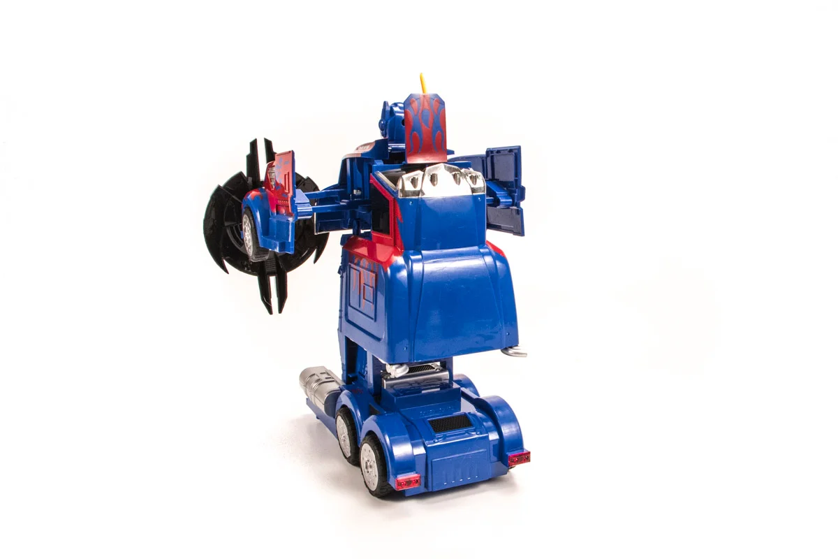 خرید ماشین کنترلی «ربات کامیون آپتیموس پرایم ترانسفورمور، ماشین تغییر شکل دهنده»  MZ Transformers Robot Deformation Remote Control Optimus Prime Car MZ 2335P