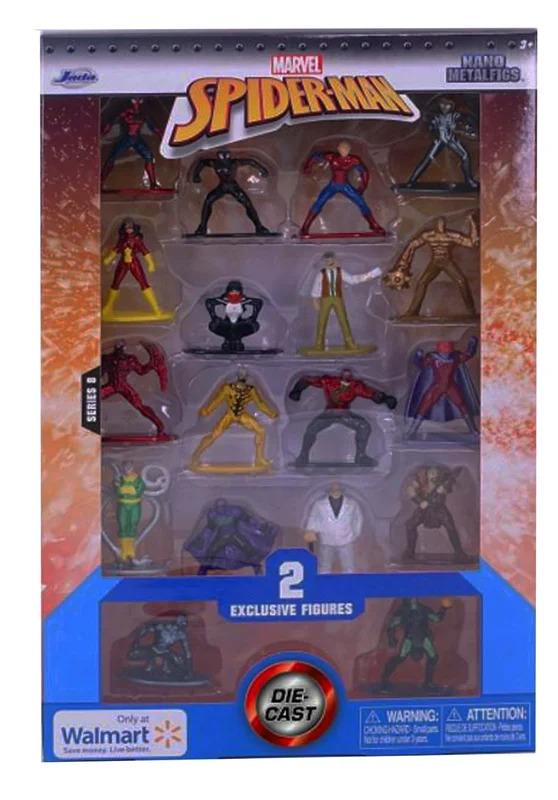 خرید نانو متال فیگور جادا مارول اسپایدرمن «بسته 18 تایی سری 8» Marvel Spider Man Nano Metalfigs 18-Pack Figure Series 8