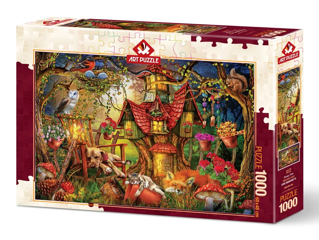 پازل خواب، پازل زمان، پازل آرت 1000 تکه پازل «زمان خواب» Art Puzzle Sleepy Time 1000 pcs 5177