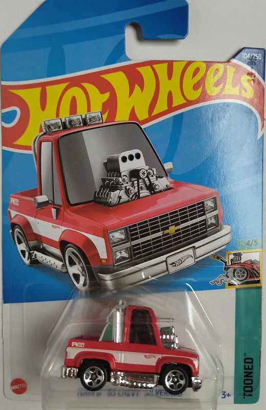 تصویر اصلی هات ویلز تون دی 83 شوی سیلوریرارو Toon d 83 Chevy Silveraro ماشین اسباب بازی