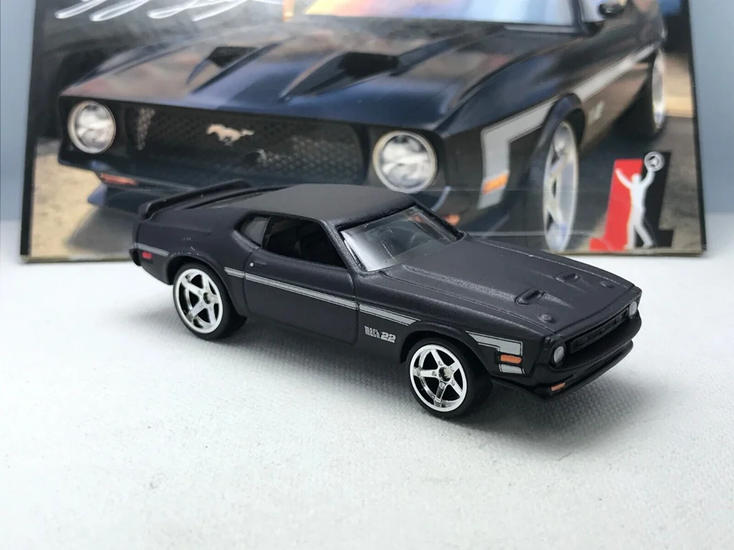 خرید ماشین فلزی ماکت فلزی هات ویلز کار کالچر «71 موستانگ ماخ» ماشین فلزی Hot Wheels Car Culture Premium Boulevard 71 Mustang Mach 1  56 HCR21