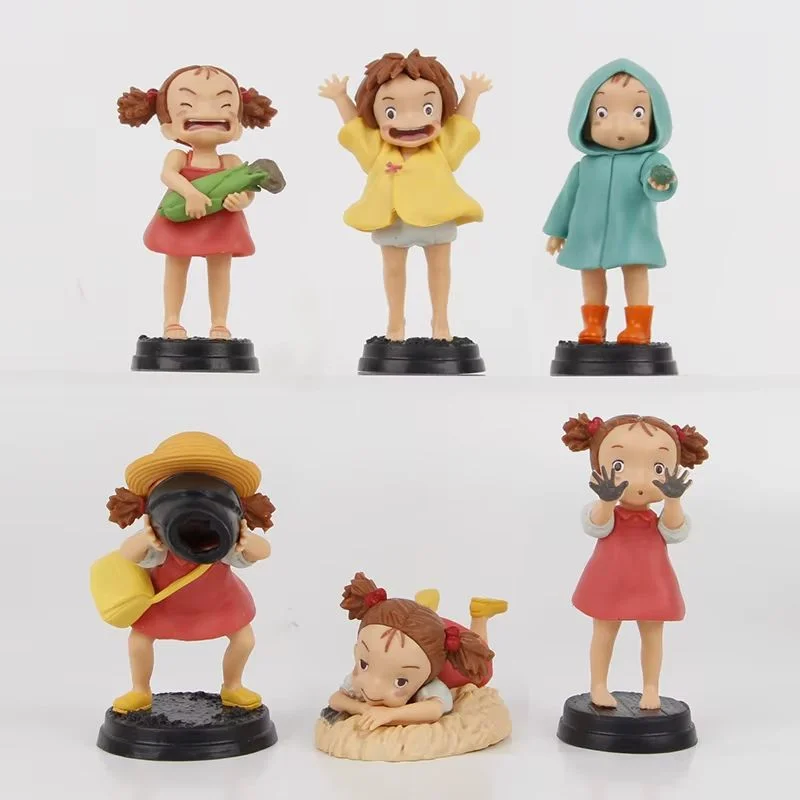 فیگور ست 6 عددی انیمه کارتونی پونیو Ponyo Action Figures - نمای کلی