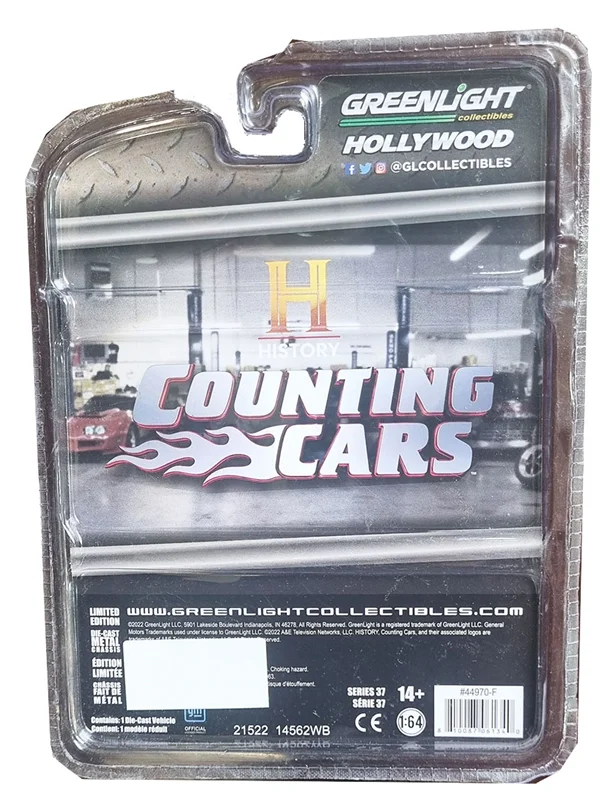 خرید ماشین 1967 شورولت کامارو RS ماشین کانتینگ کارز  Counting Cars ماشین هالیوود ماشین فلزی گرین لایت ماشین «1967 شورولت کامارو RS در سریال کانتینگ کارز» ماکت فلزی  Greenlight Collectibles Hollywood 1967 Chevrolet Camaro RS 44970-F