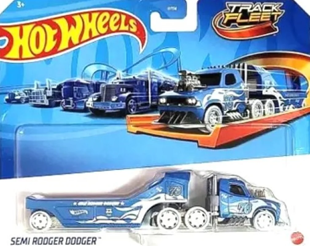 بسته بندی هات ویلز سمی راجر داجر Hot Wheels Track Fleet Semi Rodger Dodger