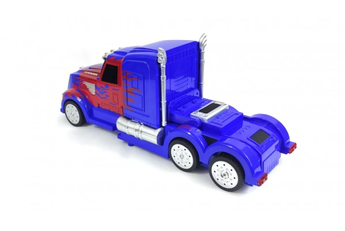 خرید ماشین کنترلی «ربات کامیون آپتیموس پرایم ترانسفورمور، ماشین تغییر شکل دهنده»  MZ Transformers Robot Deformation Remote Control Optimus Prime Car MZ 2335P