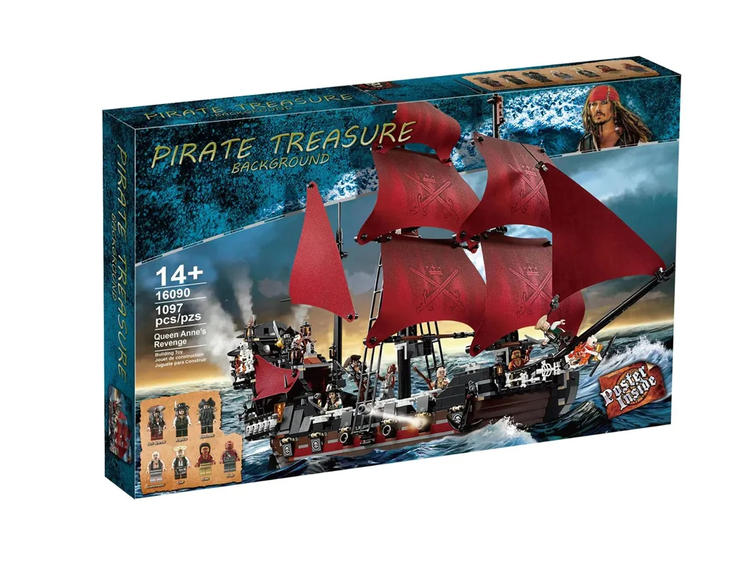 خرید لگو ساختنی «دزدان دریایی کارائیب»  Bricks Blocks Pirates Of The Caribbean 16090