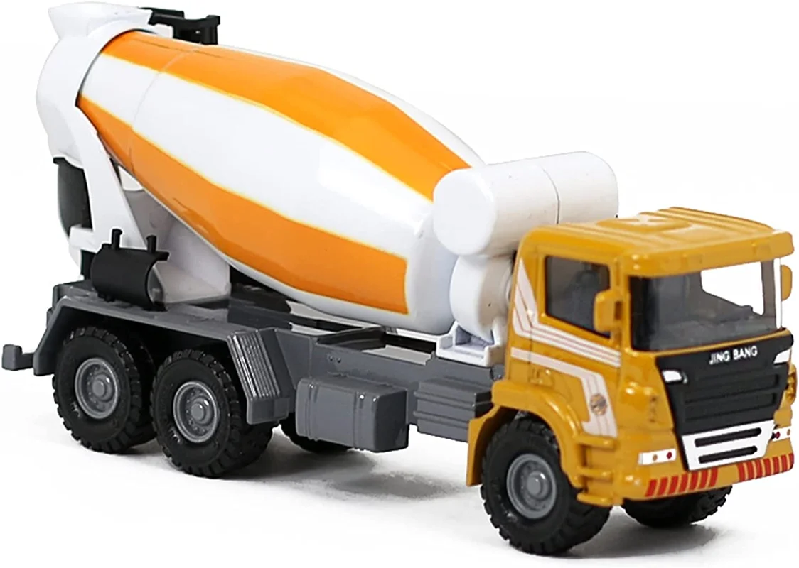 ماکت فلزی جینگ بنگ «ماشین مخلوط کن بتن میکسر بتن» Jing bang Diecast Concrete mixer