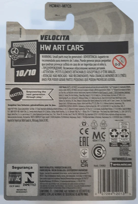 خرید ماشین فلزی هات ویلز ماشین «ولوسیتا» ماشین فلزی Hot Wheels Velocita HW Art Cars 10/10 227/250
