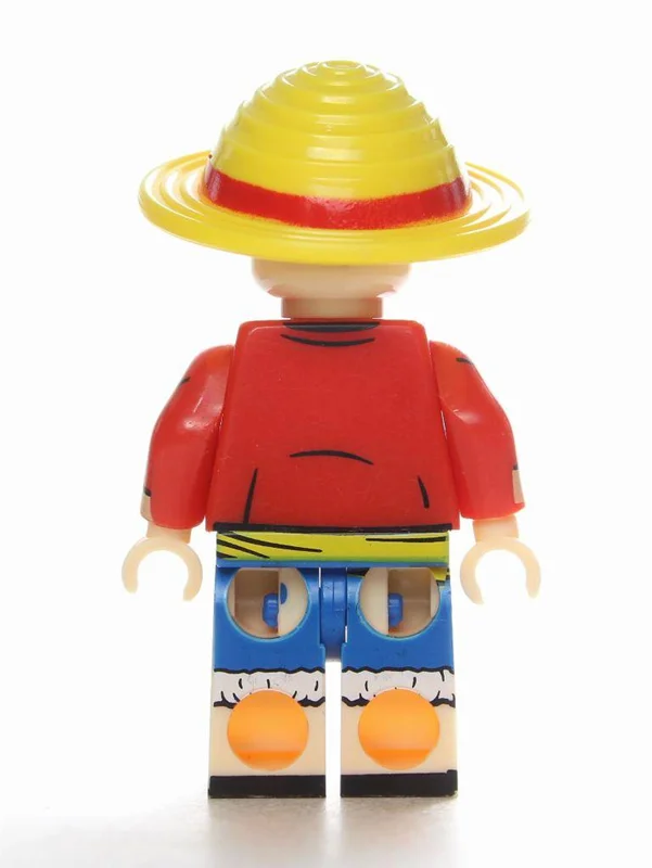 مینی فیگور لگو مانکی دی لوفی از نمای پشت – Monkey D. Luffy