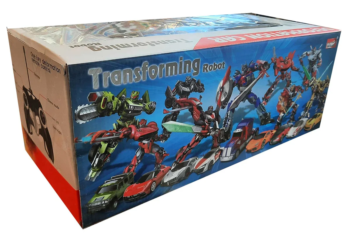 خرید ماشین کنترلی «ربات کامیون آپتیموس پرایم ترانسفورمور، ماشین تغییر شکل دهنده»  MZ Transformers Robot Deformation Remote Control Optimus Prime Car MZ 2335P