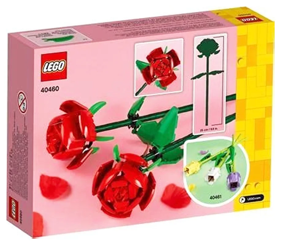 LEGO Roses 40460 - مجموعه ساختنی گلهای رز با جزئیات دقیق و طراحی زیبا