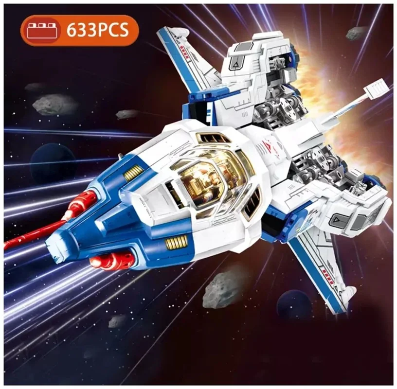 خرید لگو ساختنی «سفینه فضایی بازلایتیر» building Blocks Buzz Lightyear, Spaceship lego 9101