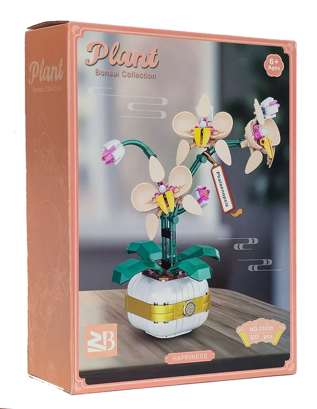 گلدان گل ارکیده فالِنوپسیس  نمای سه بعدیOrchid Plant Pot Phalaenopsis 33039