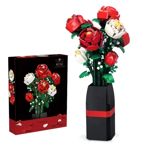 لگو گلدان گل رز Rose Botanicl Garden JJ9010