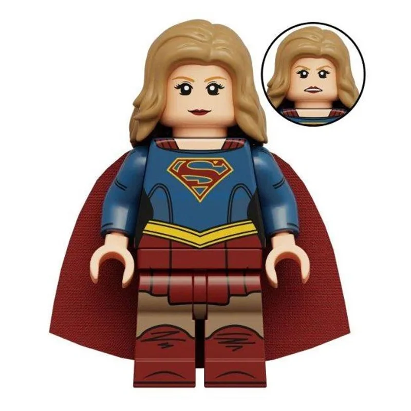 تصویر جلو مینی فیگور لگو سوپر گرل Supergirl The CW