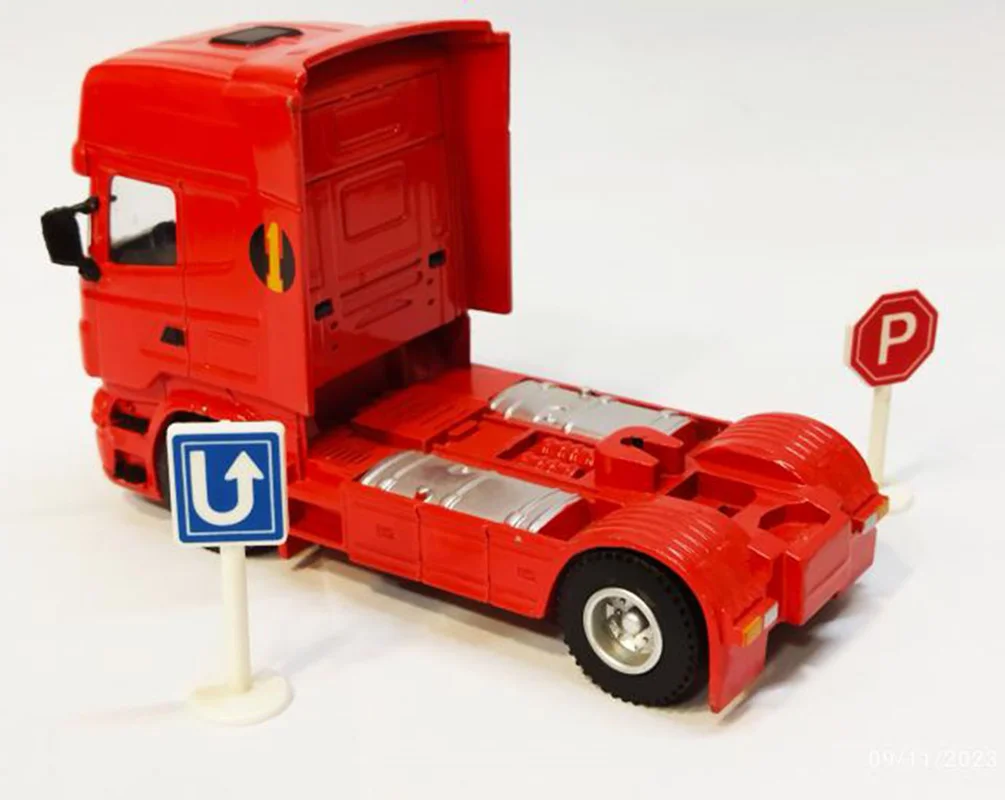 ماکت فلزی اسباب بازی ماشین فلزی های تراک « کامیون کشنده اسکانیا تک محور» Hy Truck Diecast Onexl Trailer Towing Vehicle Truck Scania sovran 5012-32