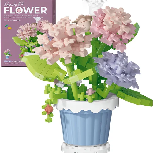 لگو گلدان زیبای گل ادریسی Hydrangea 7230