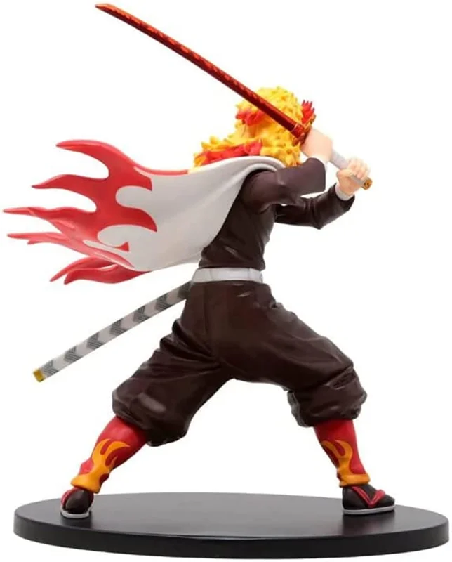 خرید فیگور انیمه شیطان کش «نکیوجورو رنگوکو، رنگوک سان»  Anime Series Demon Slayer Kyojuro Rengoku Figure