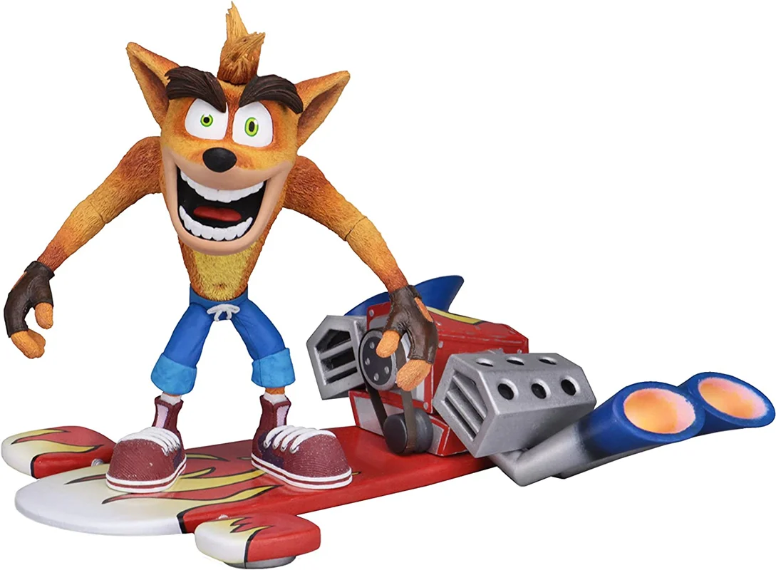 خرید فیگور نکا «کراش باندیکوت با جت بورد» Neca Crash Bandicoot Deluxe Crash with Jet Board