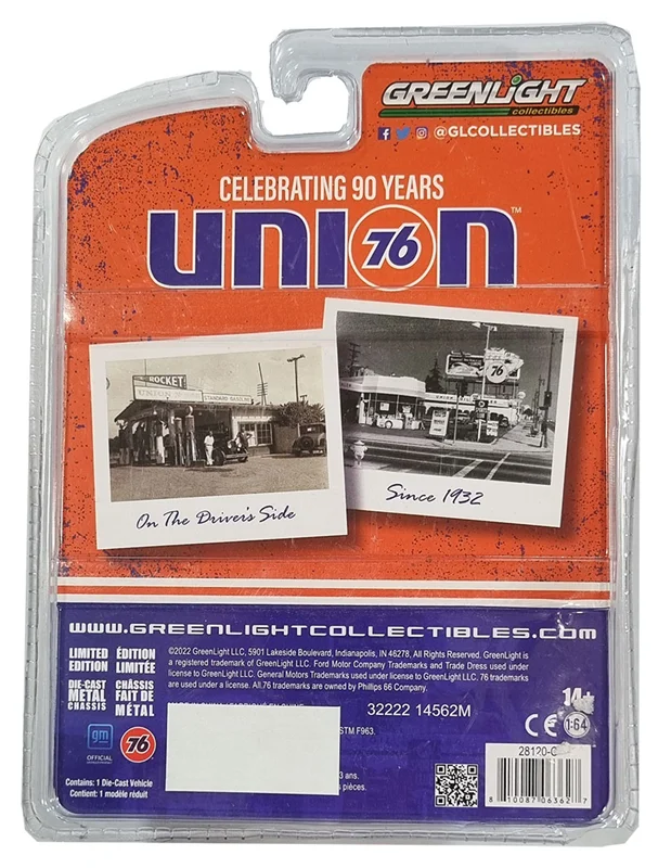 خرید ماشین 1972 شورولت C10،  ماشین جشن نود سالگی Union Celebrating 90 years ماشین فلزی گرین لایت ماشین «1972 شورولت C10، جشن نود سالگی» ماکت فلزی Greenlight Collectibles 1972 Chevrolet C-10 28120-C