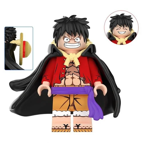 مینی فیگور لگو مانکی دی لوفی با شنل Monkey D. Luffy