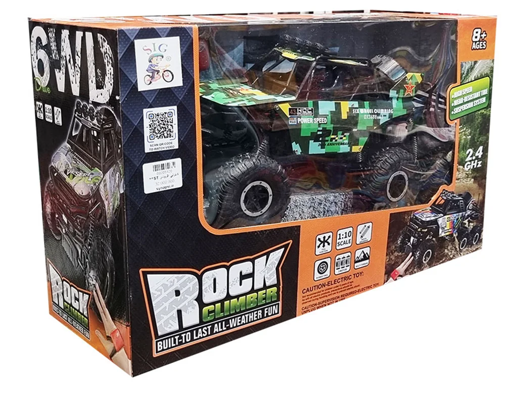 خرید ماشین کنترلی جونیوان «آفرود کوه نورد»  JUNYUAN Spray Off-Road Remote Control Rock Climber QX3688-43ST
