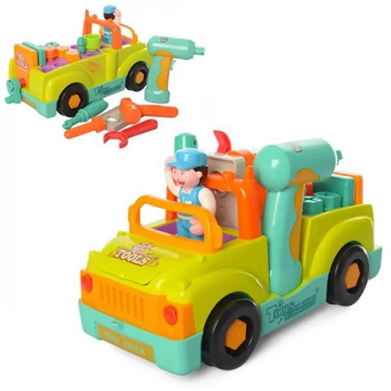خرید اسباب بازی هولا تویز هولی تویز هالی تویز «ماشین آموزشی کامیون ابزار مکانیکی» Hola Toys Car Handyman truck No.6109