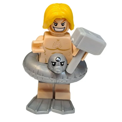 مینی فیگور لگو ثور در تعطیلات Thor on vacation