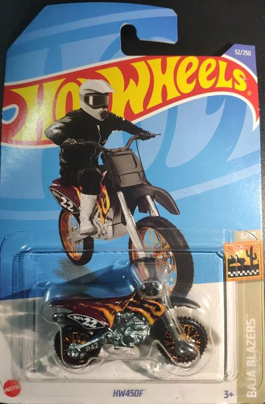 خرید ماکت فلزی موتور فلزی هات ویلز «HW450F» موتور فلزی  Hot Wheels HW450F Baja Blazers 6/10  52/250