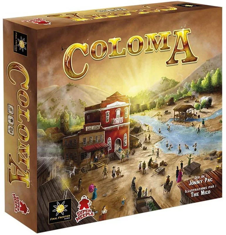 خرید بازی فکری بردگیم کولوما با قیمت استثنائی Coloma Boardgame