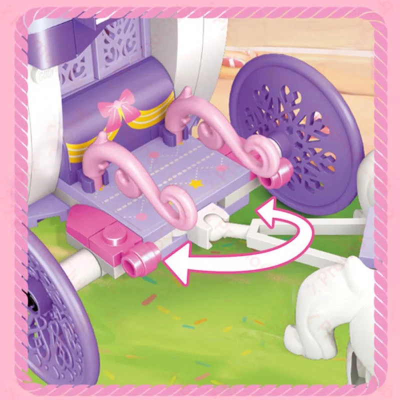 خرید لگو ساختنی لگو «کاسکه آبنباتی پرنسس کندی» لگو  Lego Gudi Princess Candy Stroller 30002