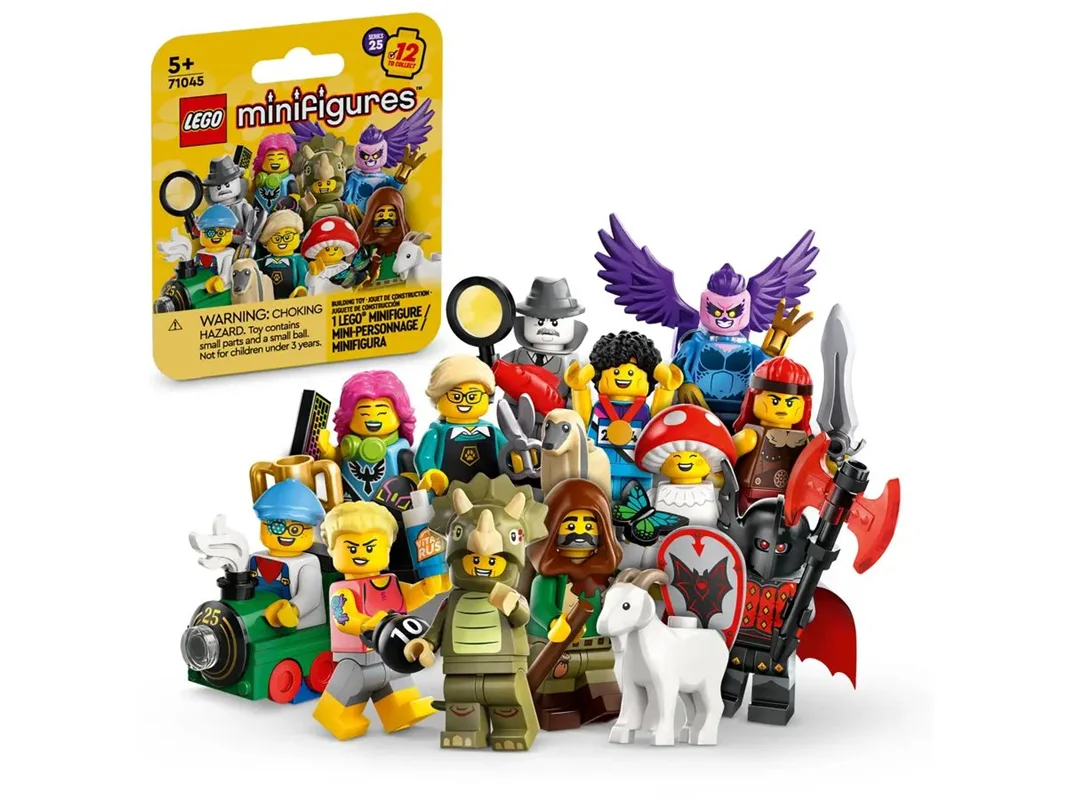LEGO Minifigures Series 25 71045 - مینیفیگورهای لگو به صورت شانسی با جزئیات دقیق و طراحی منحصربهفرد