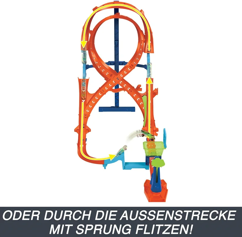 خرید پیست مسابقه، پیست هات ویلز، پیست سرعت، پیست برج مسایقه، پیست عمودی، پیست هیجان، پیست بازی ماشین هات ویلز «ست بازی هیجان انگیز مسابقه عمودی» پیست مسابقه  Hot Wheels Vertical Race Excitement Game set HMB15MA