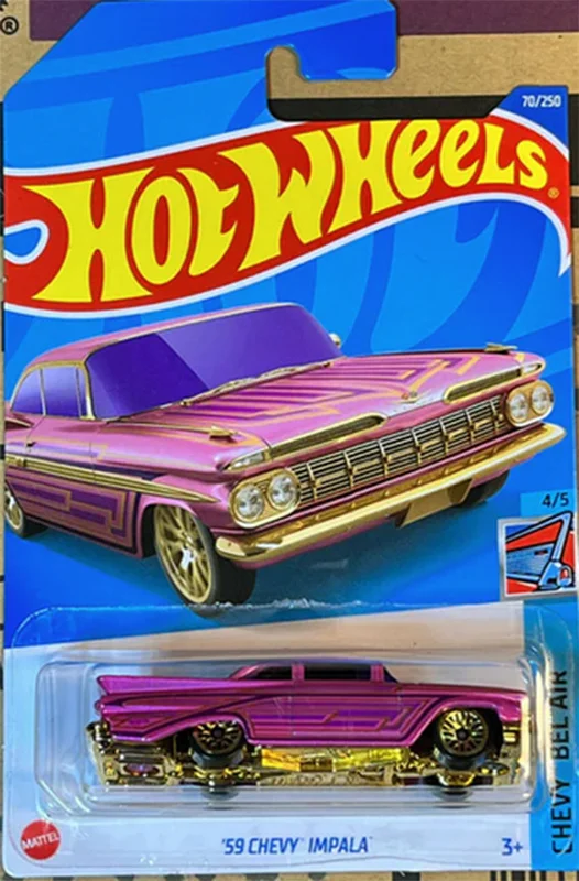 خرید ماشین فلزی ماکت فلزی هات ویلز «59 چوی ایمپالا» ماشین فلزی Hot Wheels 59 Chevy Impala Chevy Bel Air 4/5  70/250