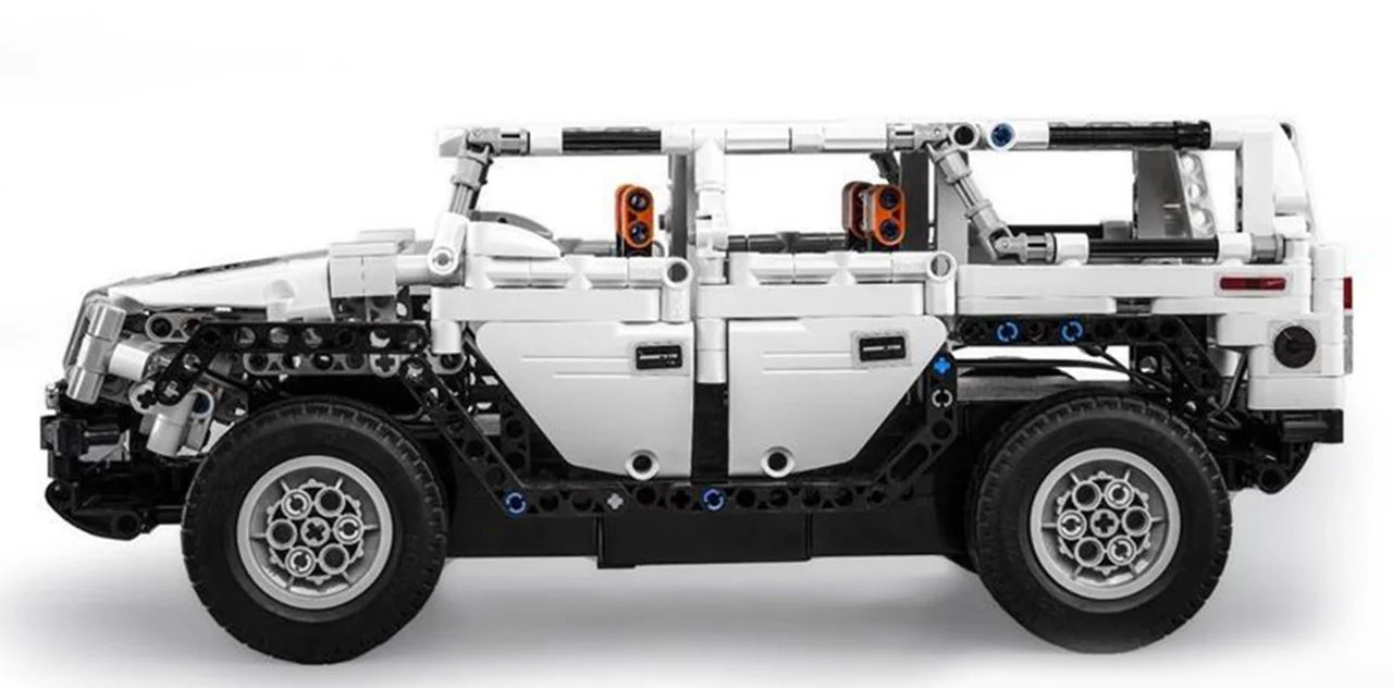 لگو جیپ کنترلی، خرید لگو کادا «جیپ کنترلی Warrior H2 واریور اچ 2» Cada Building Blocks Warrior H2 C51044W