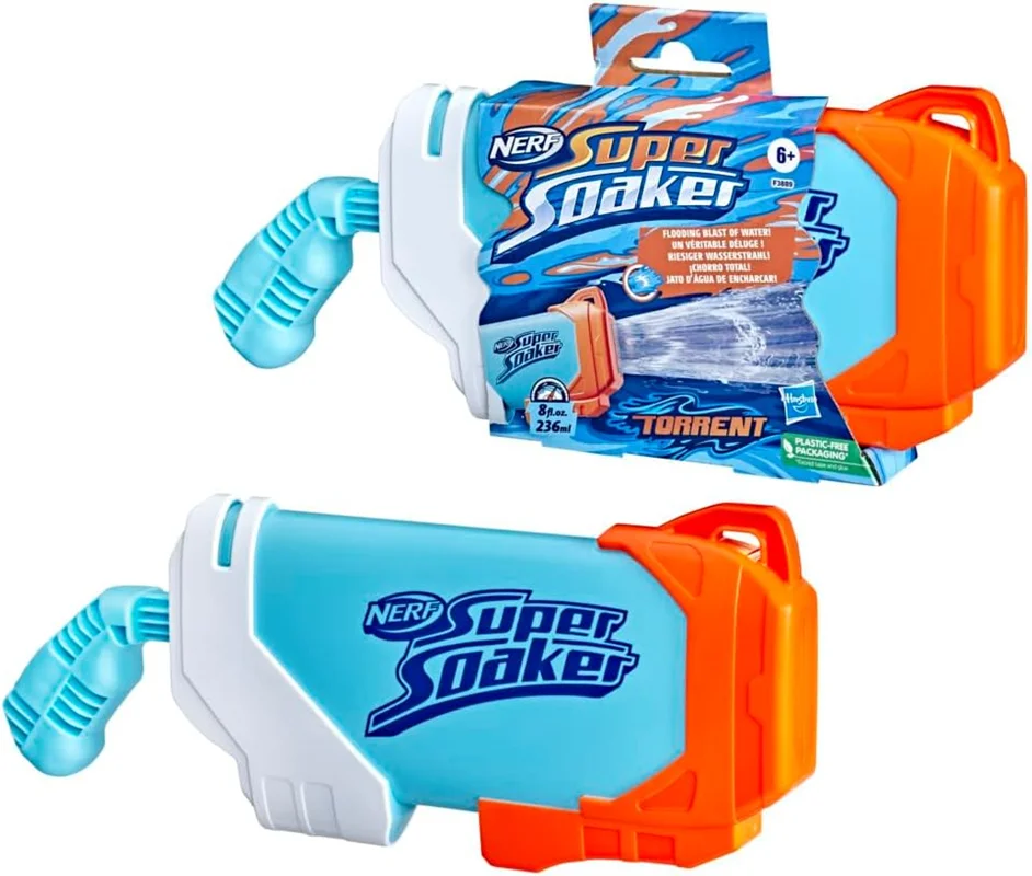 خرید نرف هازبرو «تورنت واتر بلستر تفنگ آب پاش سریع و قوی آب» Nerf Hasbro Super Soaker F3889