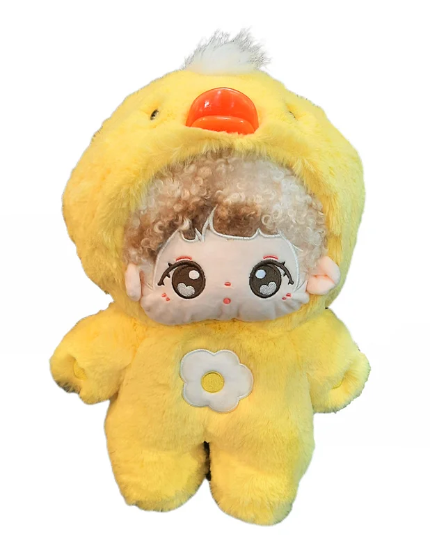 خرید عروسک «پسر با لباس جوجه اردک» اسباب بازی عروسک پولیشی The  Boy in the Duck Costume Plush Doll