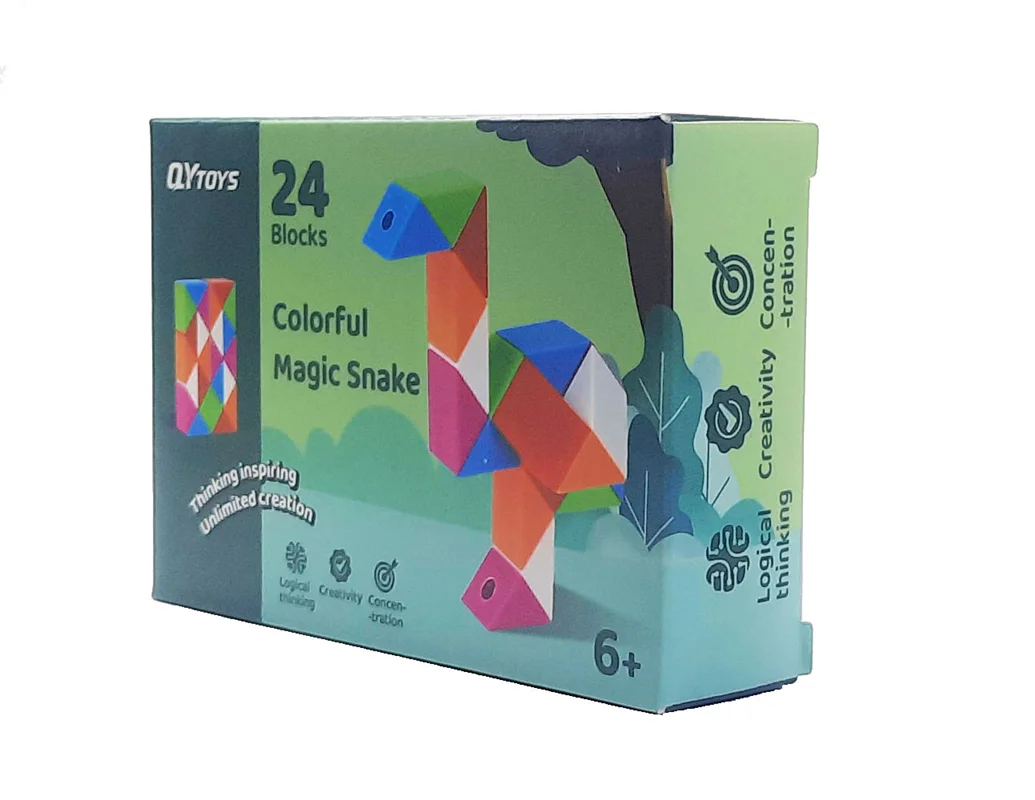 روبیک ماری ۲۴ قطعه کای وای QY Toys مدل Rubik QY Toys 24 Blocks - نمای سهبعدی