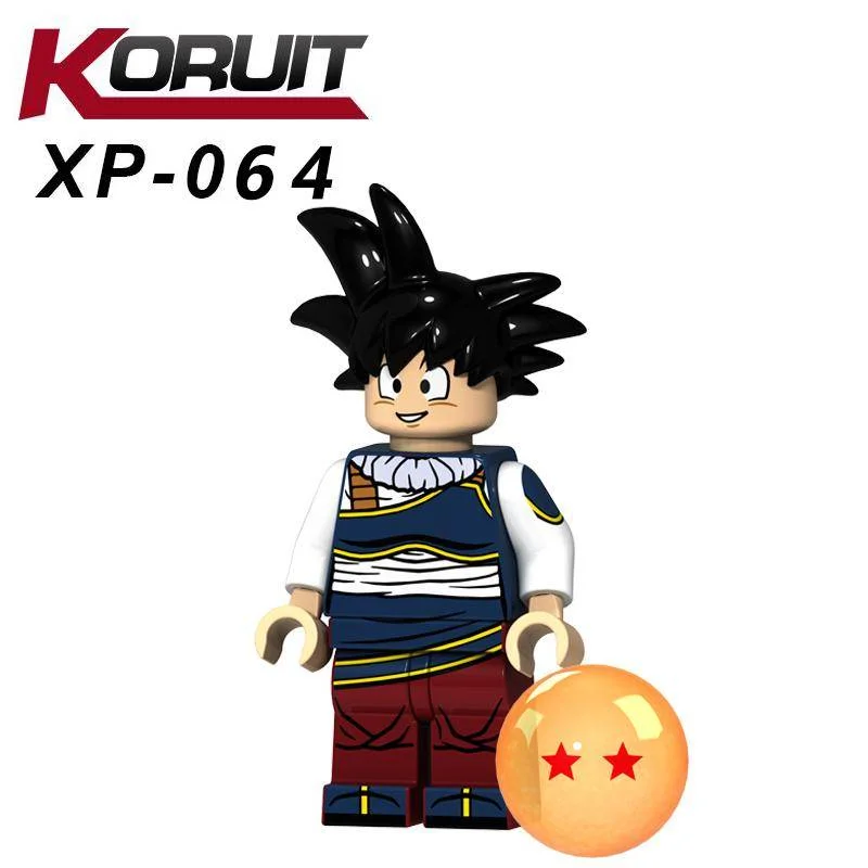 مینی فیگورهای لگو سری دراگون بال مجموعه ۸ تایی - فروشگاه سیناپسی