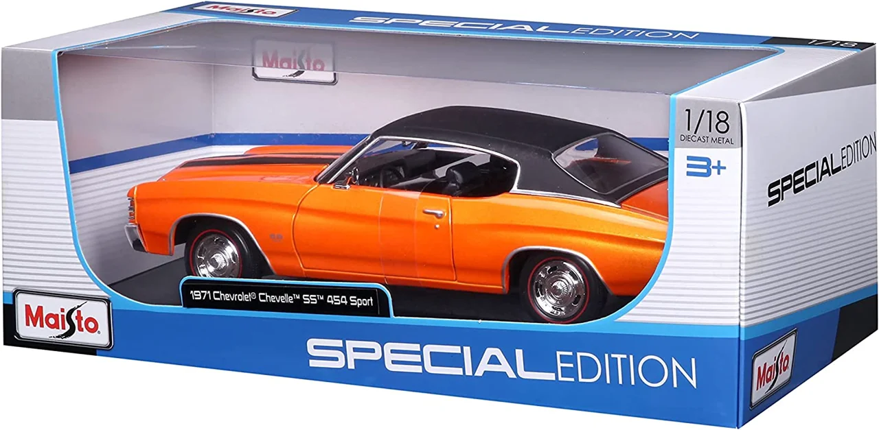 خرید ماشین فلزی مایستو «شورولت شِوِل 1971 SS» ماشین فلزی Maisto 1971 Chevrolet Chevelle Ss 31890