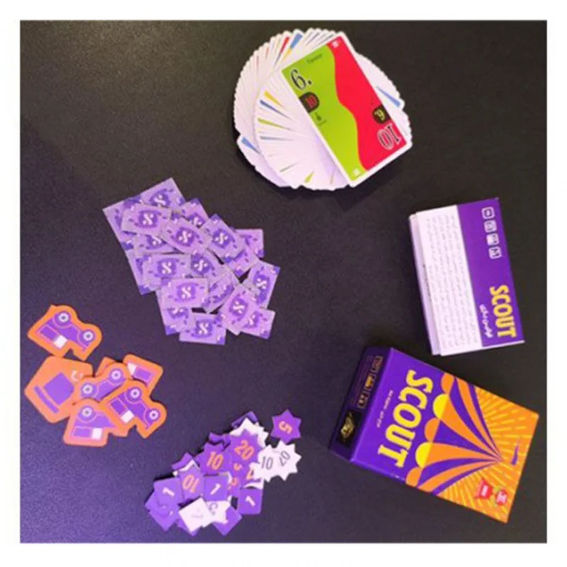 توکنهای بازی اسکات - نمایش اجزای بازی