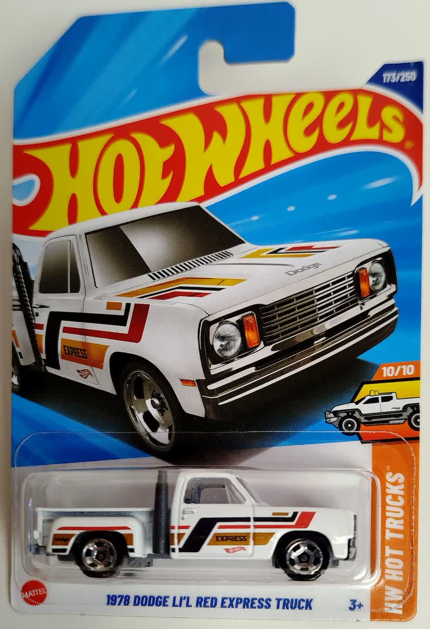 ماشین فلزی هات ویلز 1978 دوج لیل رد اکسپرس تراک 1978Dodge LIL Red Express Truck