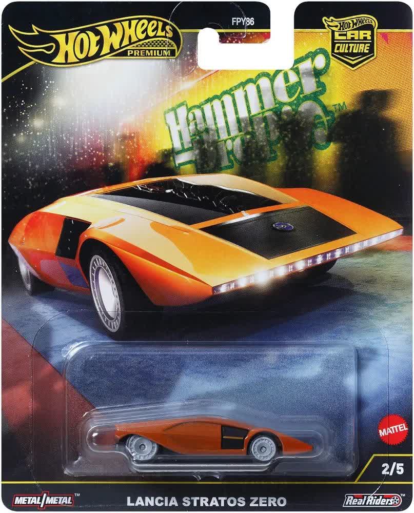 ماشین هات ویلز پریمیوم کار کالچر لانچیا استراتوس زیرو مدل Premium Car Culture Lancia Stratos Zero