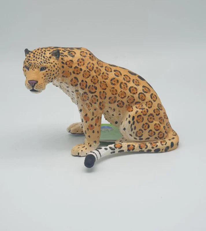 خرید فیگور حیوان وحشی فیگور «جگوار» فیگور مدل واقعی حیوانات، مجسمه حیوان، مدل شبیه سازی شده حیوان New Canna Education Toy Jaguar Simulation Model Animals Figure