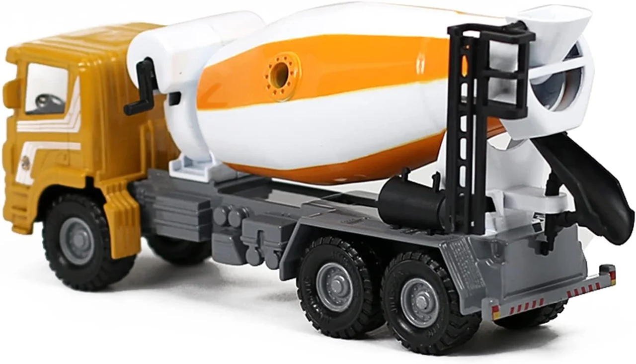 ماکت فلزی جینگ بنگ «ماشین مخلوط کن بتن میکسر بتن» Jing bang Diecast Concrete mixer
