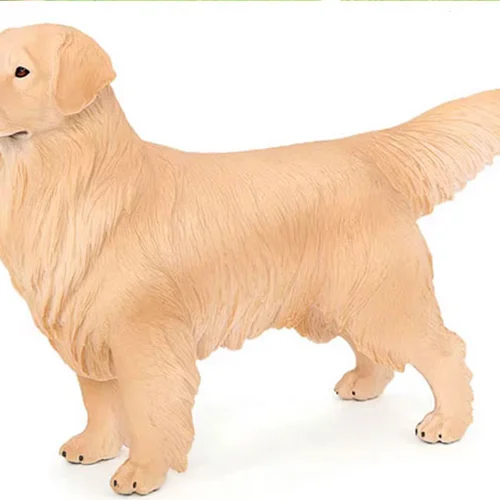فیگور سگ گلدن رتریور رنگ کرم PL127-1163 Golden Retriever