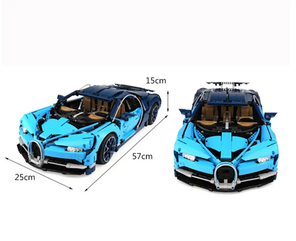 خرید لگو تکنیک «لگو بوگاتی شیرون» لگو  Technique Lego Building Blocks Bugatti Chiron Sports Car 95968