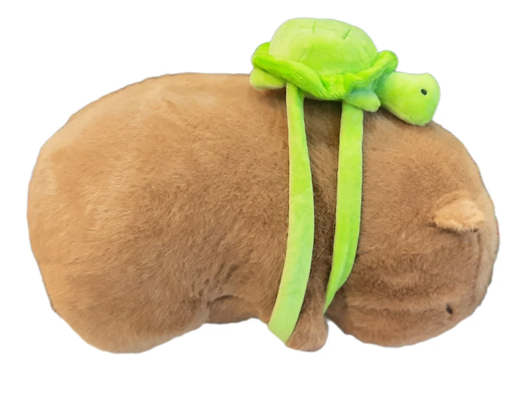 خرید عروسک «موش خرما با یک لاک پشت کوچولو» اسباب بازی عروسک پولیشی Persimmon Plush Doll