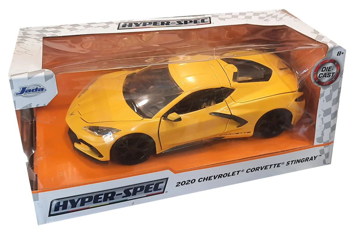 ماکت فلزی ماشین فلزی جادا ماشین «2020 شورولت کوروت استینگری»  ماشین فلزی Jada Toys Die-cast Car 2020 Chevrolet Corvette Stingray 33828