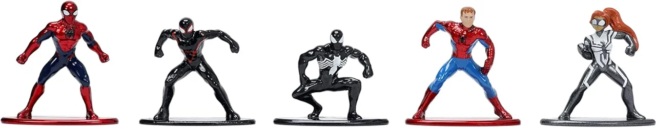 خرید نانو متال فیگور  جادا مارول اسپایدرمن «بسته 18 تایی سری 8» Marvel Spider Man Nano Metalfigs 18-Pack Figure Series 8